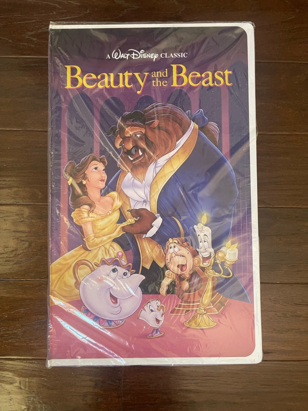 Disney Beauty and the Beast Classic VHS Boxed Silk Touch Throw, 50" x 70"